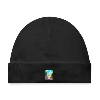 Arc de Triomphe Frankreich Paris Vintage Reiseposter - Baby Premium Organic Mütze - Schwarz - Vorne