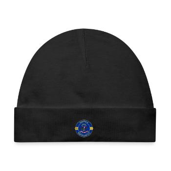 Bismarck North Dakota Flagge USA Souvenir Abzeichen - Baby Premium Organic Mütze - Schwarz - Vorne