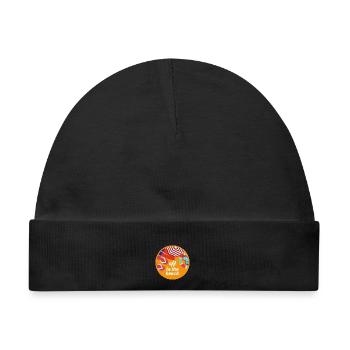 Luftige Flip Flops Strandurlaub - Baby Premium Organic Mütze - Schwarz - Vorne