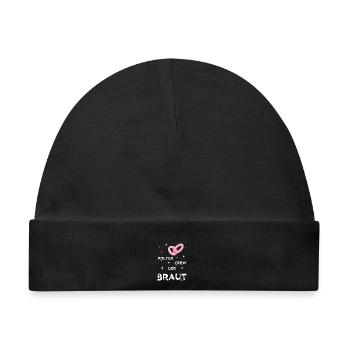 Polterabend Crew Der Braut - Baby Premium Organic Mütze - Schwarz - Vorne