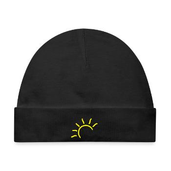 Pflegedienst-Sonne - Baby Premium Organic Mütze - Schwarz - Vorne