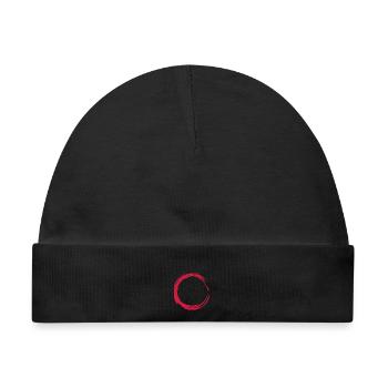 Kreis Design Symbol - Baby Premium Organic Mütze - Schwarz - Vorne