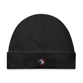 Wachsamer Kormoran Fischerglück - Baby Premium Organic Mütze - Schwarz - Vorne