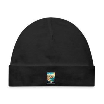 Cabo Sans Lucas Dekoration Mexiko Reiseposter - Baby Premium Organic Mütze - Schwarz - Vorne