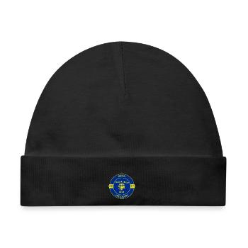 Bend Oregon Flagge USA Reise Souvenir Abzeichen - Baby Premium Organic Mütze - Schwarz - Vorne