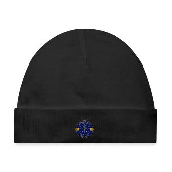 Indianapolis Indiana Flagge USA Souvenir Abzeichen - Baby Premium Organic Mütze - Schwarz - Vorne