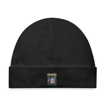 Piranha-Sammler Aquarianer Aquaristik Fischhaltung - Baby Premium Organic Mütze - Schwarz - Vorne