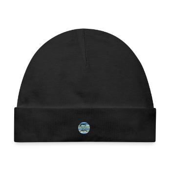 Paramotoring Retro Design - Baby Premium Organic Mütze - Schwarz - Vorne