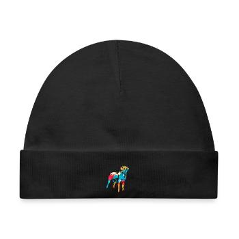 Furchtloser Hirtenhund Anatoliens - Baby Premium Organic Mütze - Schwarz - Vorne
