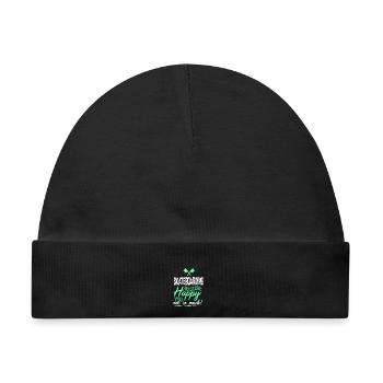 Skateboarding Sprüche - Baby Premium Organic Mütze - Schwarz - Vorne