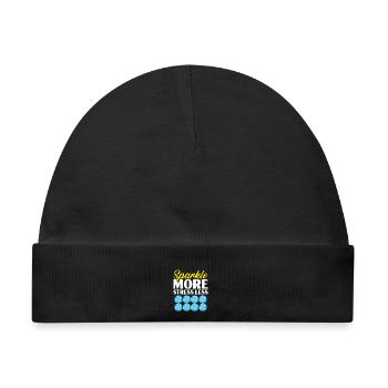 Diamantmalerei Handwerkszeug Diamantmaler - Baby Premium Organic Mütze - Schwarz - Vorne