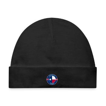 Die Kolonie Texas Flagge USA Reise Souvenir Abzeichen - Baby Premium Organic Mütze - Schwarz - Vorne