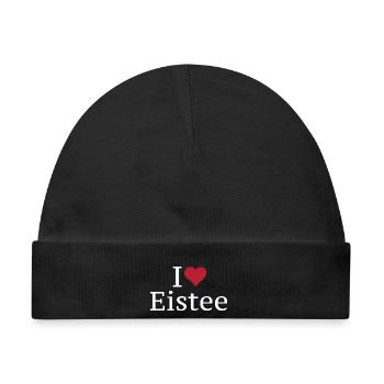 Prickelnder Eistee Zitronenaroma - Baby Premium Organic Mütze - Schwarz - Vorne