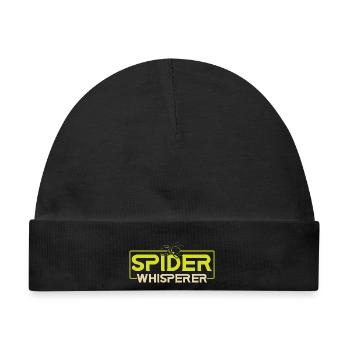 Spinnenflüsterer Spinnenliebhaber Arachnid Tarantu - Baby Premium Organic Mütze - Schwarz - Vorne