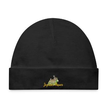 Joyeuses Paques Frohe Ostern - Baby Premium Organic Mütze - Schwarz - Vorne