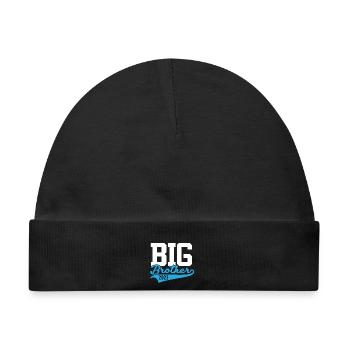 Großer Bruder 2023 Big Bro 23 - Baby Premium Organic Mütze - Schwarz - Vorne