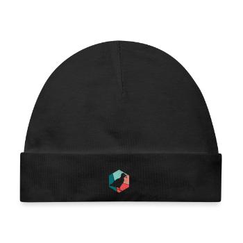 Papageitaucher Puffin Papageientaucher Vintage - Baby Premium Organic Mütze - Schwarz - Vorne