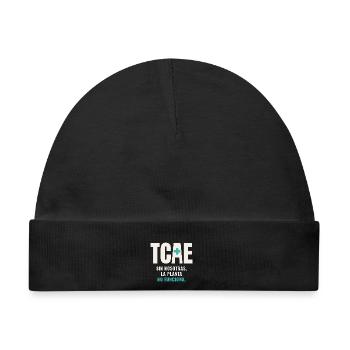 TCAE - Baby Premium Organic Mütze - Schwarz - Vorne