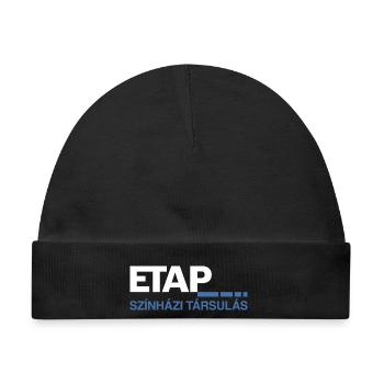 ETAP szinhazi tarsulas - Baby Premium Organic Mütze - Schwarz - Vorne