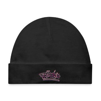 Fröhlich Neon Graffiti - Baby Premium Organic Mütze - Schwarz - Vorne