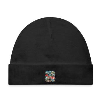 Kanada Reisesticker - Baby Premium Organic Mütze - Schwarz - Vorne