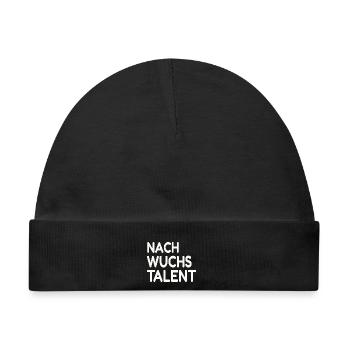 Nachwuchstalent  Talent Anfänger - Baby Premium Organic Mütze - Schwarz - Vorne
