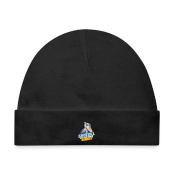 Schuhschnabel – Mein schlechte Laune-Kumpel | Exotischer Vogel - Baby Premium Organic Mütze - Schwarz - Vorne