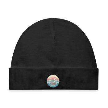 You & Me – We Got This Retro Liebe - Baby Premium Organic Mütze - Schwarz - Vorne
