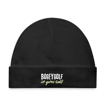 Bogeygolf ist gutes Golf - Baby Premium Organic Mütze - Schwarz - Vorne