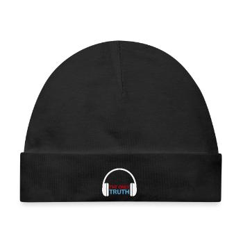 Only Truth Headphones Logo T-Shirt - Baby Premium Organic Mütze - Schwarz - Vorne