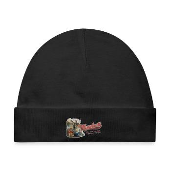 Massachusetts Retro Vintage Bay State Design - Baby Premium Organic Mütze - Schwarz - Vorne