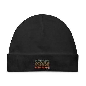 Plätzchen Zeit - Retro - Baby Premium Organic Mütze - Schwarz - Vorne