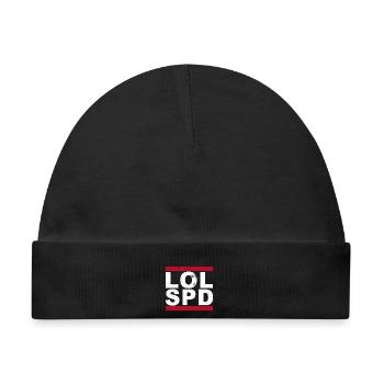 LOL SPD - Baby Premium Organic Mütze - Schwarz - Vorne