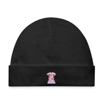 This Girl Loves Hobby Horsing Steckenpferd - Baby Premium Organic Mütze - Schwarz - Vorne