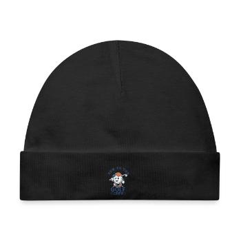 Golf Crew Baby - Baby Premium Organic Mütze - Schwarz - Vorne