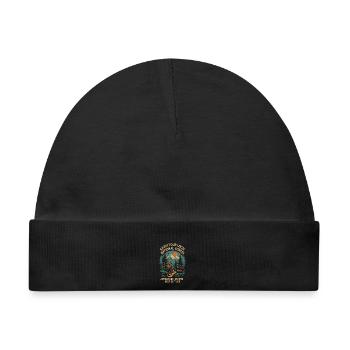 Enjoy Your Local National Forest - Baby Premium Organic Mütze - Schwarz - Vorne