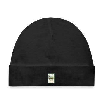 Ich freue mich über das Gärtnergeschenk meines Parzellen-Allotment Clubs. - Baby Premium Organic Mütze - Schwarz - Vorne