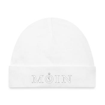 Moin - Baby Premium Organic Mütze - Weiß - Vorne