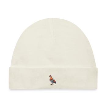 Auerhahn-Karikatur-Kawaii-Aquarell-Illustration - Baby Premium Organic Mütze - Naturweiß - Vorne