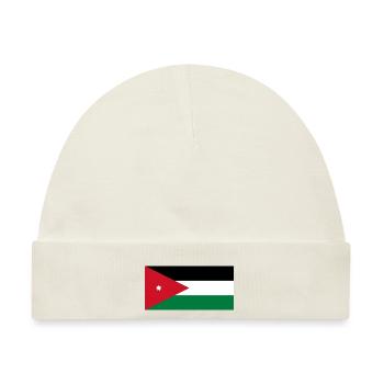 Jordanien - Baby Premium Organic Mütze - Naturweiß - Vorne