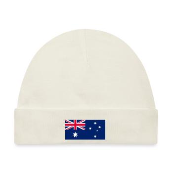 Australien - Baby Premium Organic Mütze - Naturweiß - Vorne