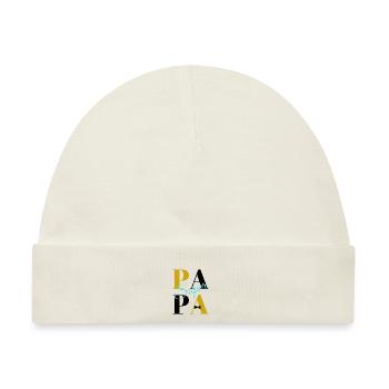 Super Papa - Baby Premium Organic Mütze - Naturweiß - Vorne