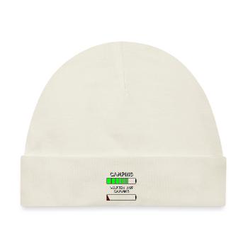 akku camping - Baby Premium Organic Mütze - Naturweiß - Vorne