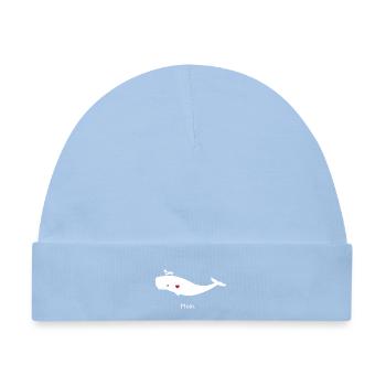 Pott und Teckel - Baby Premium Organic Mütze - Hellblau - Vorne