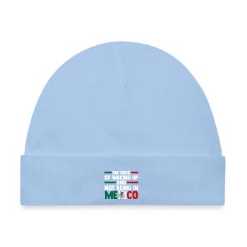 Mexican Mexico - Baby Premium Organic Mütze - Hellblau - Vorne
