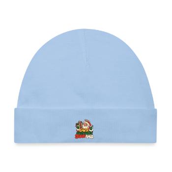 Gut gemeint Weihnachtsmann Geschenk Lustiger Spruc - Baby Premium Organic Mütze - Hellblau - Vorne