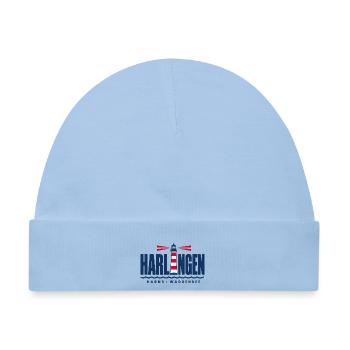 Harlingen Harns Friesland Leuchtturm Waddensee - Baby Premium Organic Mütze - Hellblau - Vorne