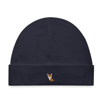 Luchs - Baby Premium Organic Mütze - Navy - Vorne