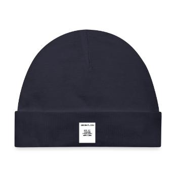 Ordnung und Sauberkeit - Baby Premium Organic Mütze - Navy - Vorne