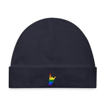 Hard Rock - Stolz - Baby Premium Organic Mütze - Navy - Vorne